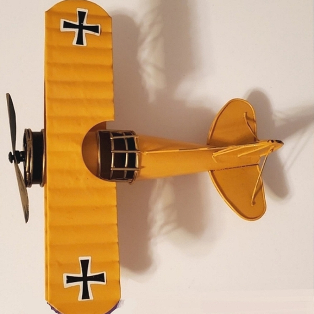 Vintage Model Biplane - Picture 5 of 6